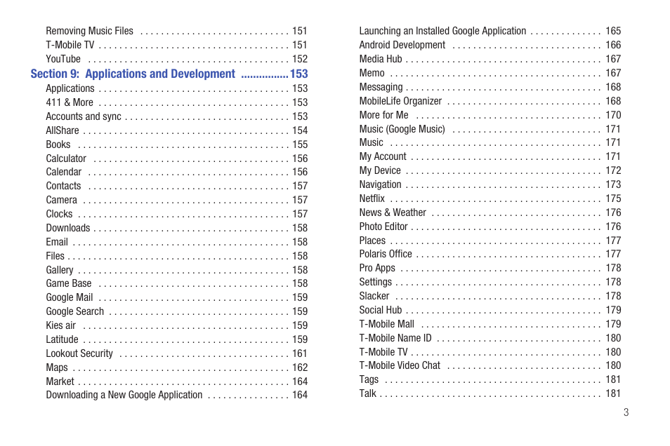 Samsung SGH-T769NKBTMB User Manual | Page 7 / 310