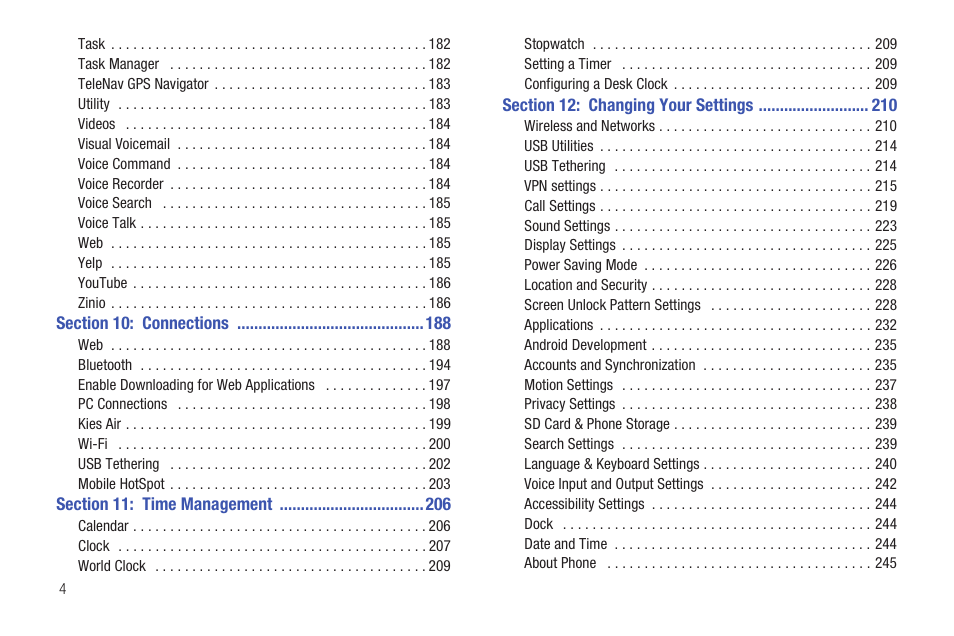 Samsung SGH-T769NKBTMB User Manual | Page 8 / 310