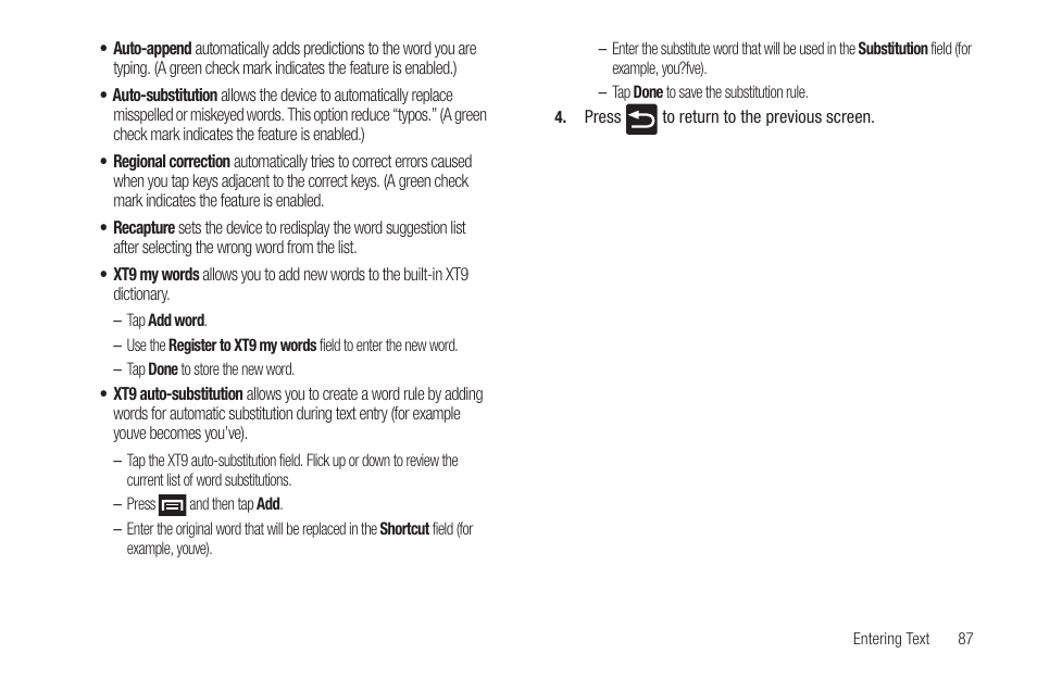 Samsung SGH-T769NKBTMB User Manual | Page 91 / 310