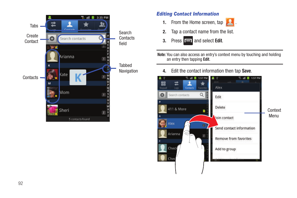 Samsung SGH-T769NKBTMB User Manual | Page 96 / 310