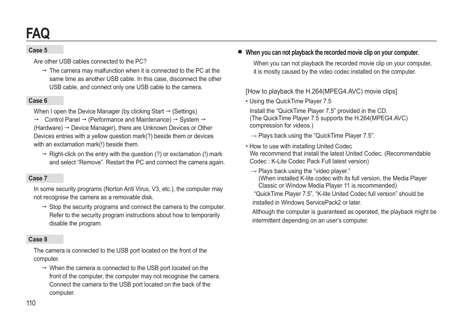 Samsung EC-HZ10WBBP-US User Manual | Page 111 / 114