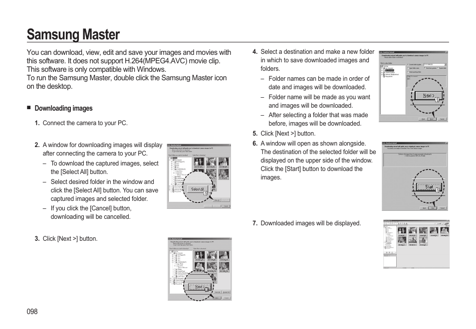 Samsung master | Samsung EC-HZ10WBBP-US User Manual | Page 99 / 114