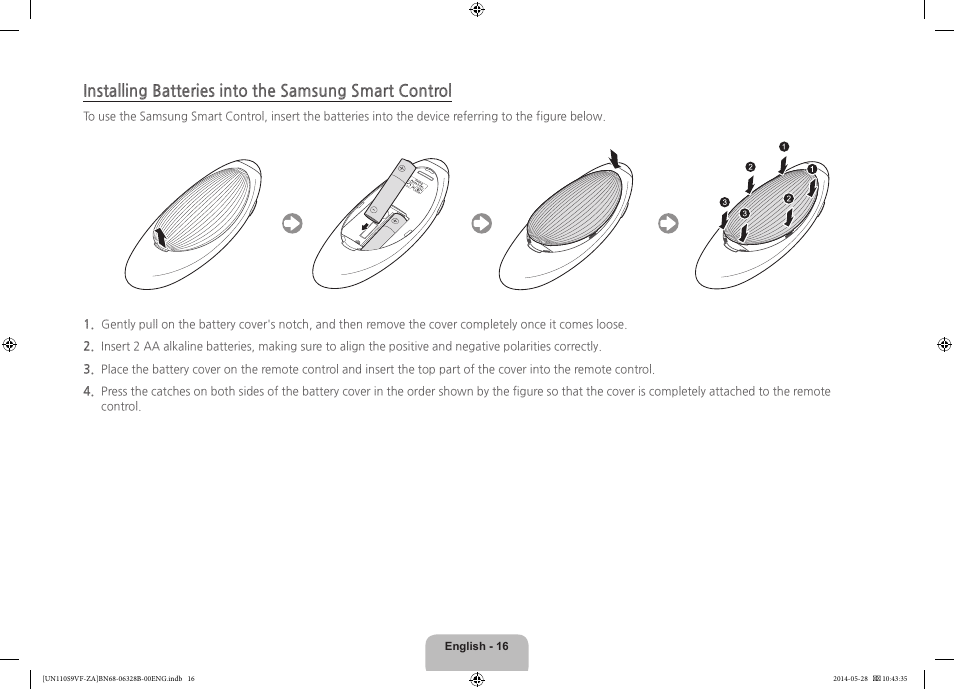 Samsung UN110S9VFXZA User Manual | Page 16 / 41