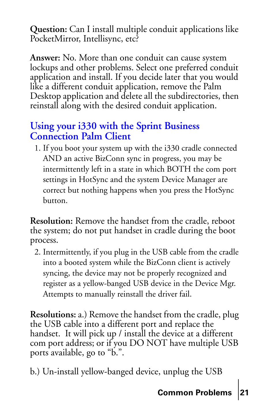Samsung SPH-I300SS-XAR User Manual | Page 21 / 22
