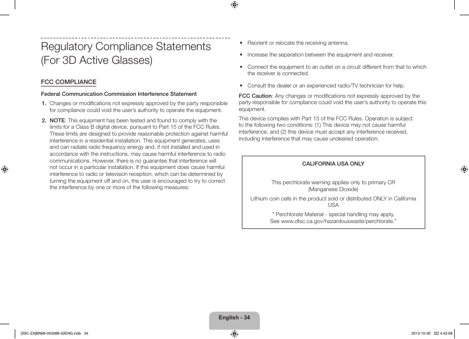 Samsung KN55S9CAFXZA User Manual | Page 34 / 38