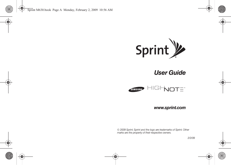 Samsung SPH-M630ZKASPR User Manual | 223 pages