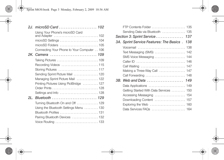 Samsung SPH-M630ZKASPR User Manual | Page 5 / 223