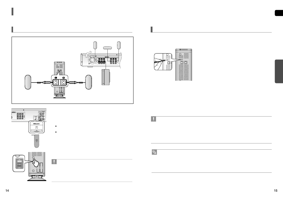 Resetting the wireless receiving module | Samsung HT-X50T-XAA User Manual | Page 8 / 33