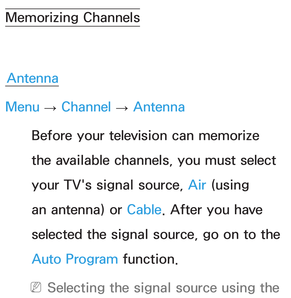 Memorizing channels | Samsung UN55ES8000GXZE User Manual | Page 49 / 813