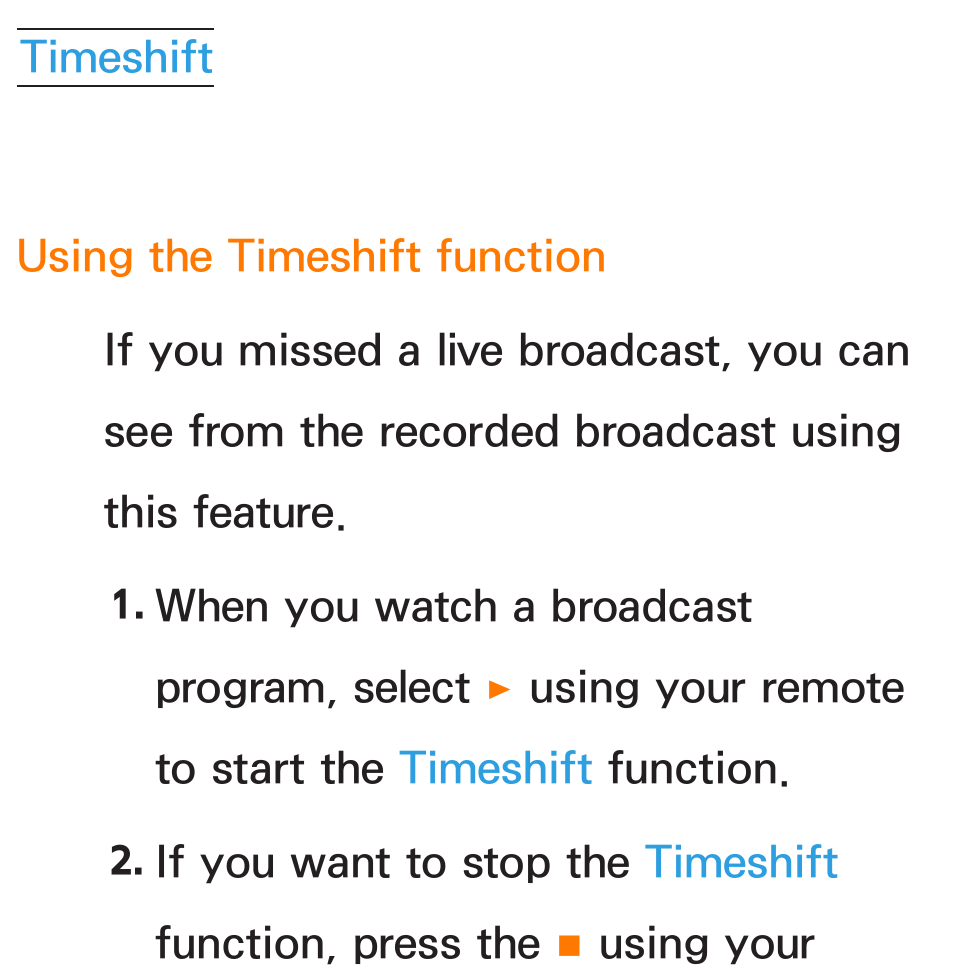 Timeshift | Samsung UN55ES8000GXZE User Manual | Page 650 / 813