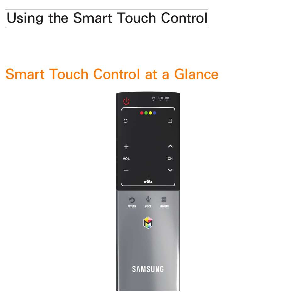 Using the smart touch control | Samsung UN55ES8000GXZE User Manual | Page 768 / 813