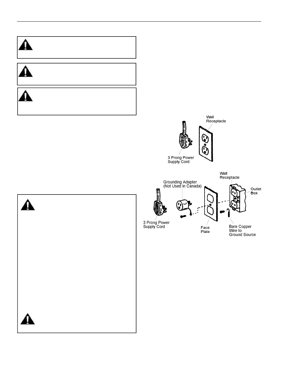 Safety and electrical information | Amana Bottom Mount Refrigerator User Manual | Page 2 / 70