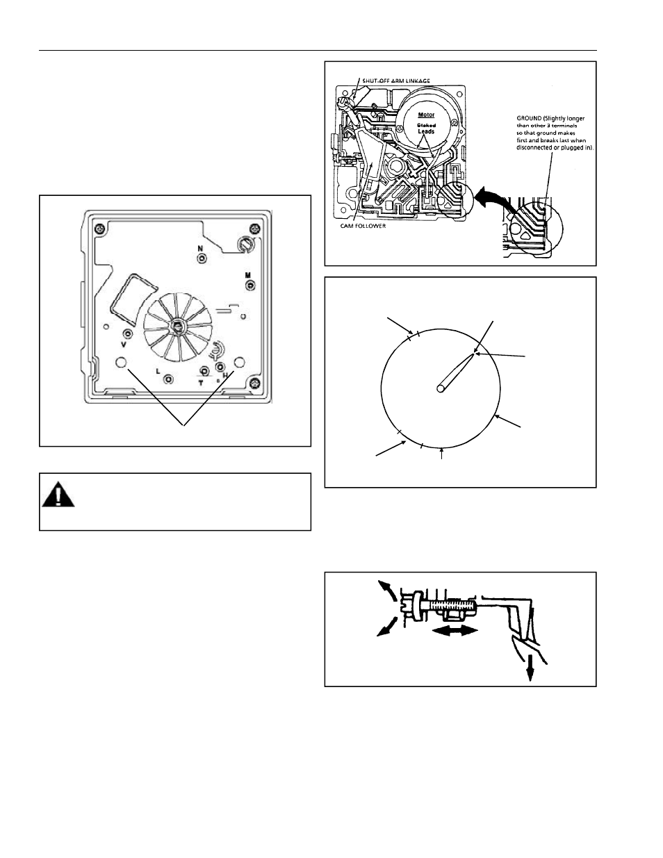 Ice maker, Water fill adjustment, Caution | Amana Bottom Mount Refrigerator User Manual | Page 44 / 70