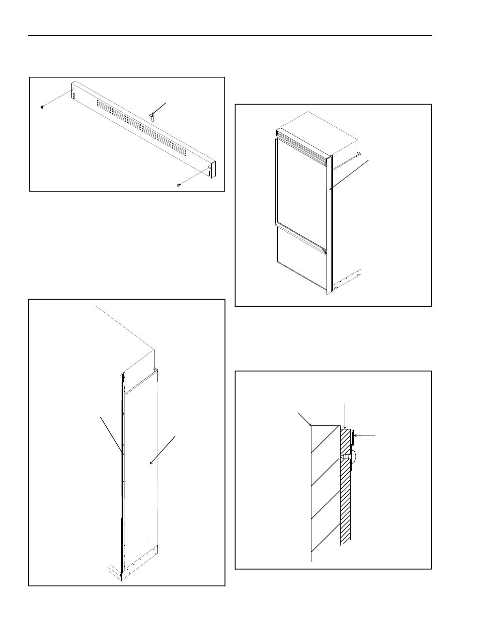 B136spk1 ¼" facia front enclosure kit | Amana Bottom Mount Refrigerator User Manual | Page 62 / 70