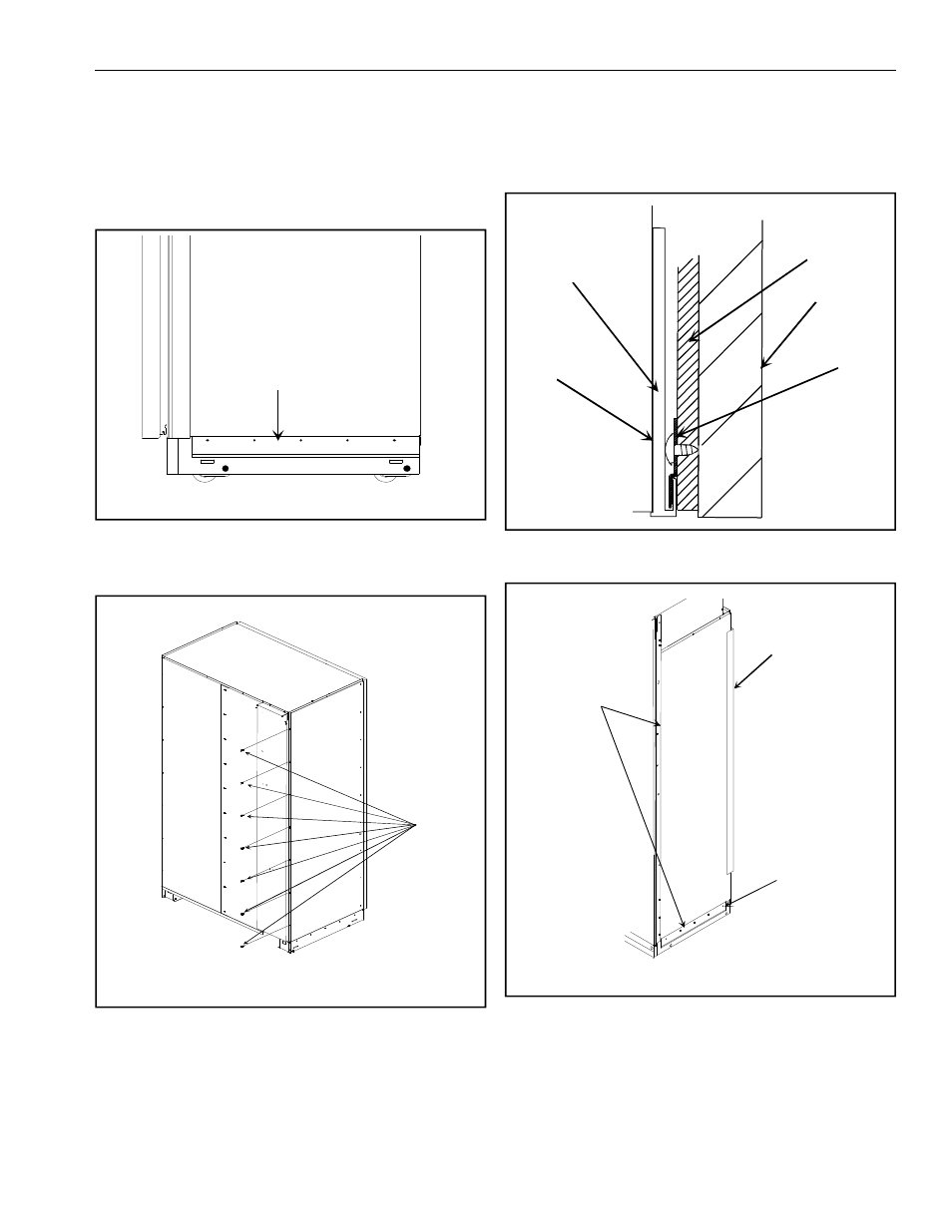 B136spk1 ¼" facia front enclosure kit | Amana Bottom Mount Refrigerator User Manual | Page 63 / 70