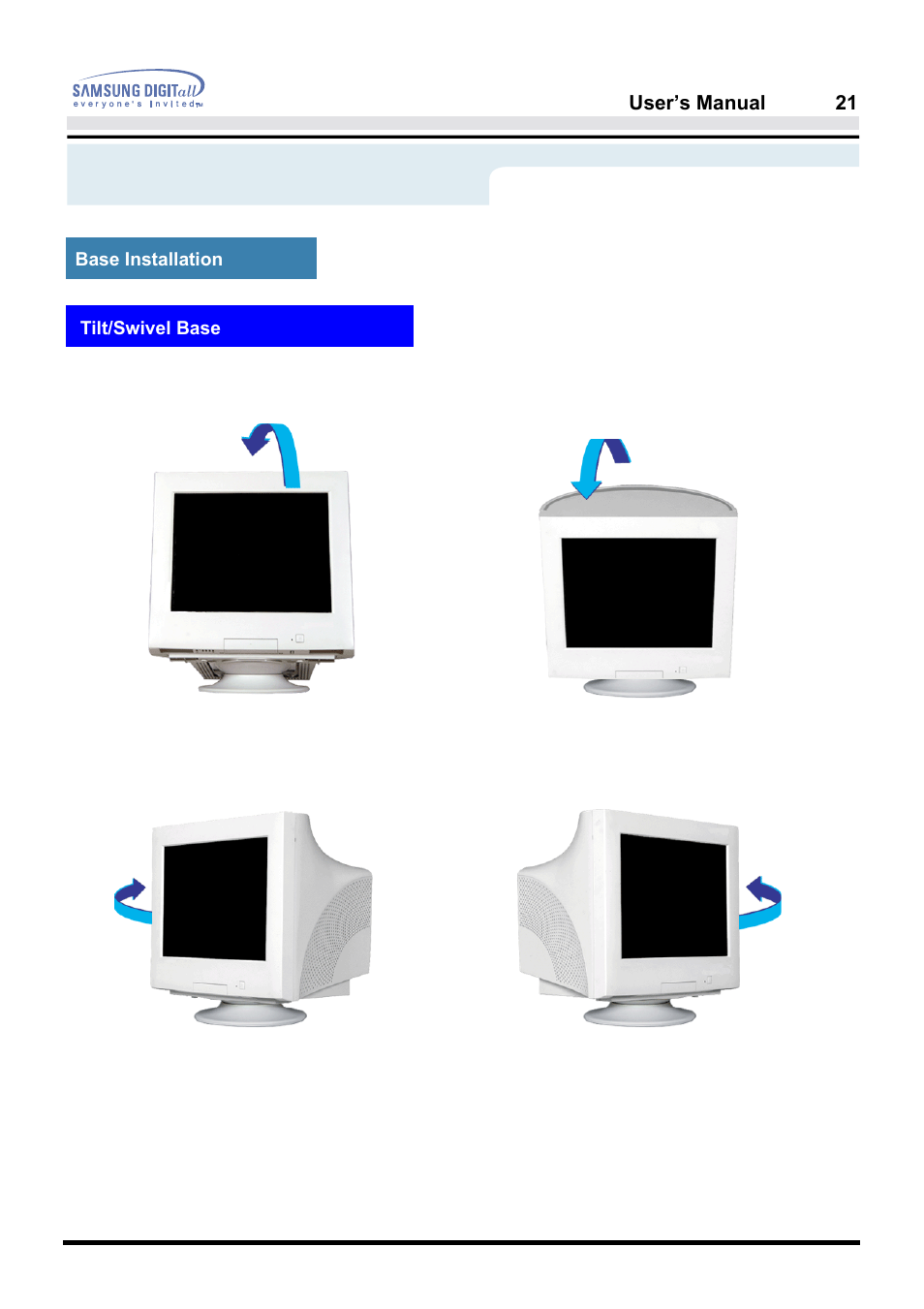 Setup | Samsung PG19NSBU-ADC User Manual | Page 23 / 88