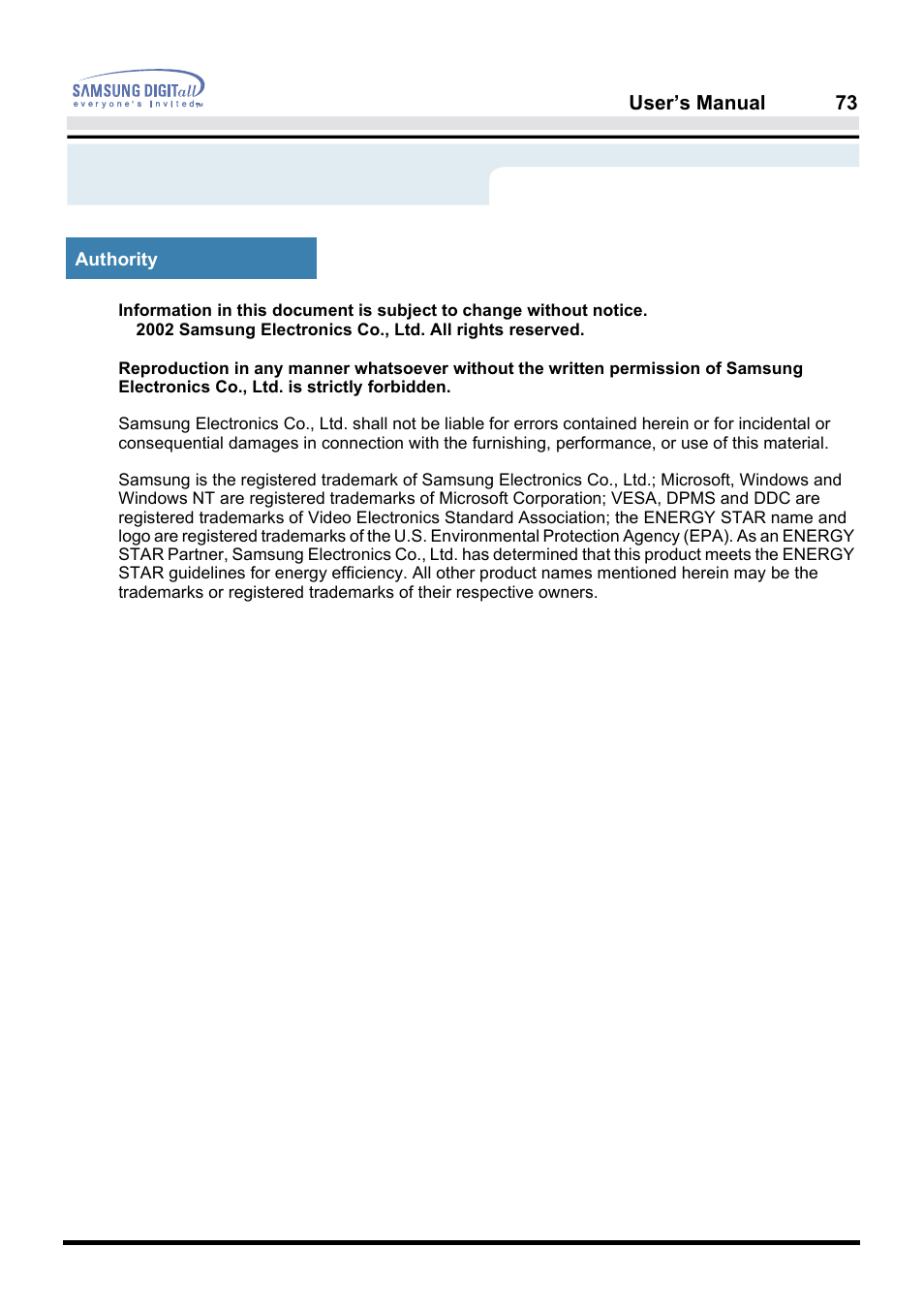 Information | Samsung PG19NSBU-ADC User Manual | Page 88 / 88