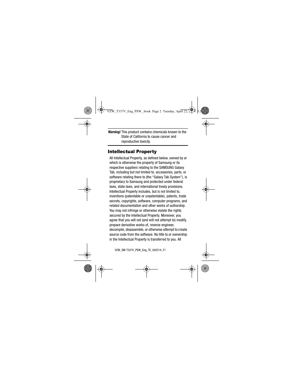 Samsung SM-T337VYKAVZW User Manual | Page 2 / 75