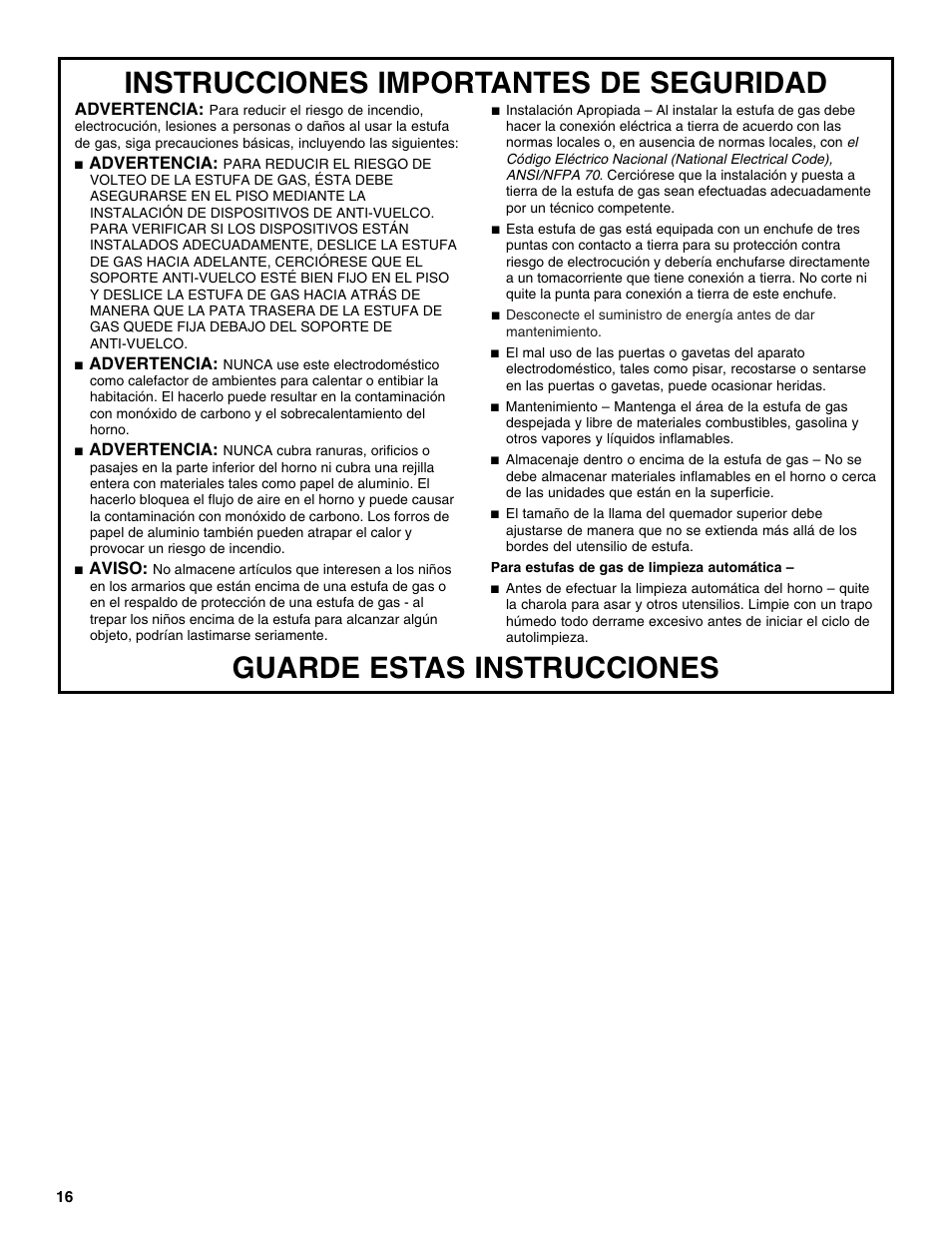 Amana W10181330A User Manual | Page 16 / 28