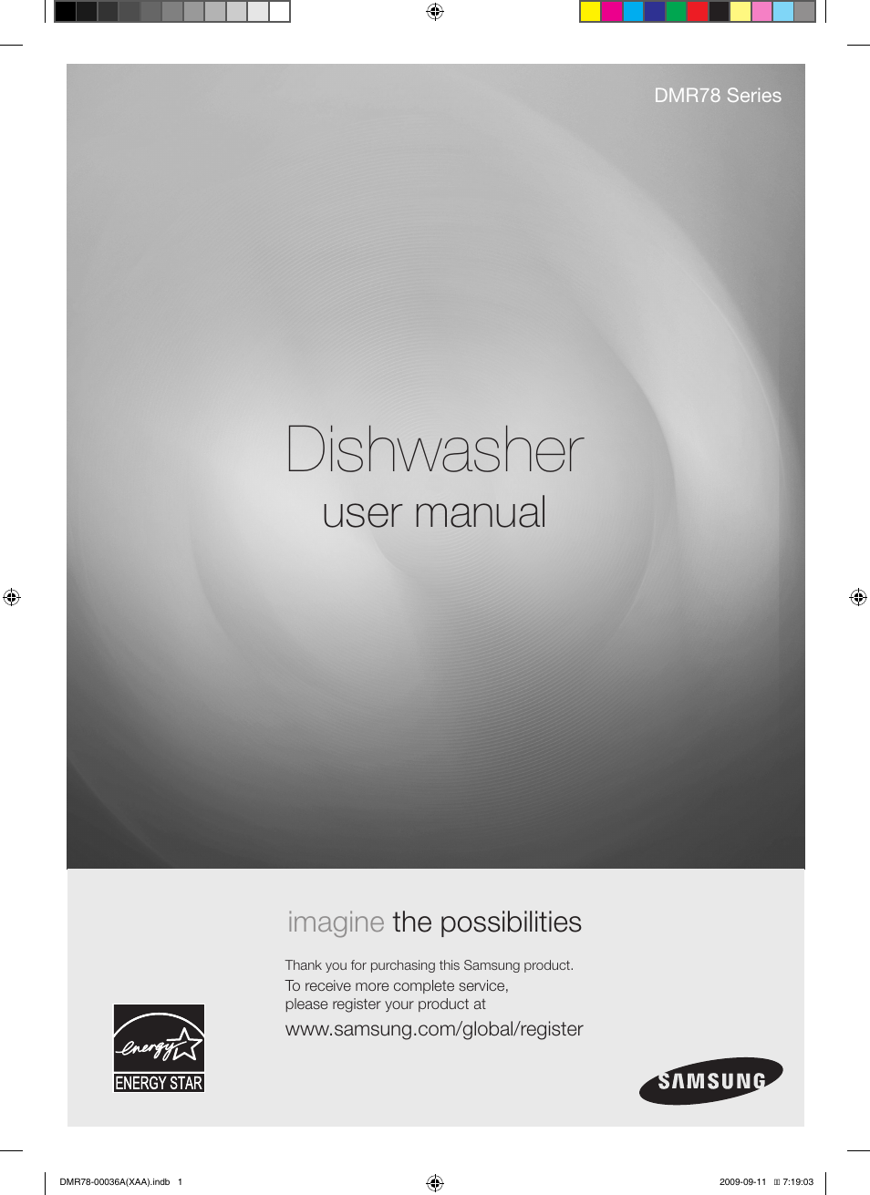 Samsung DMR78AHW-XAA User Manual | 30 pages