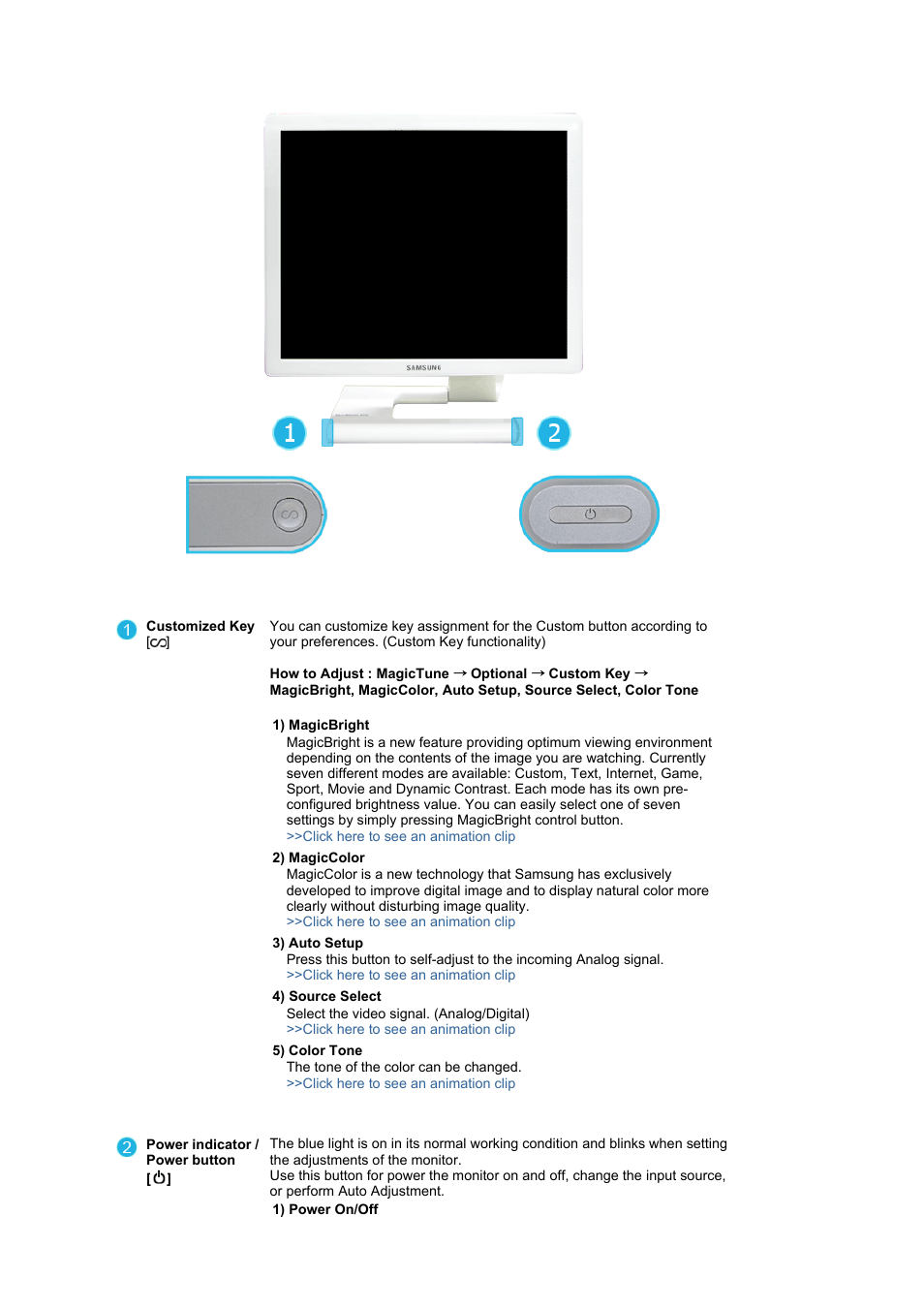 Samsung LS19MBPXFV-XAA User Manual | Page 12 / 56