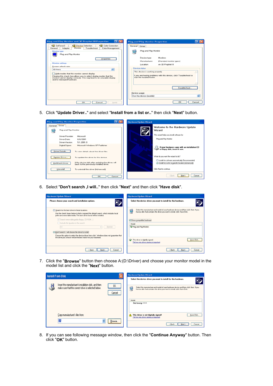Samsung LS19MBPXFV-XAA User Manual | Page 21 / 56