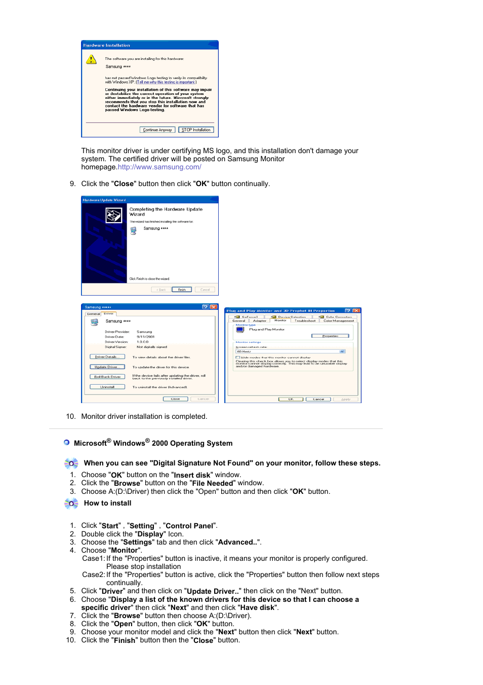 Samsung LS19MBPXFV-XAA User Manual | Page 22 / 56