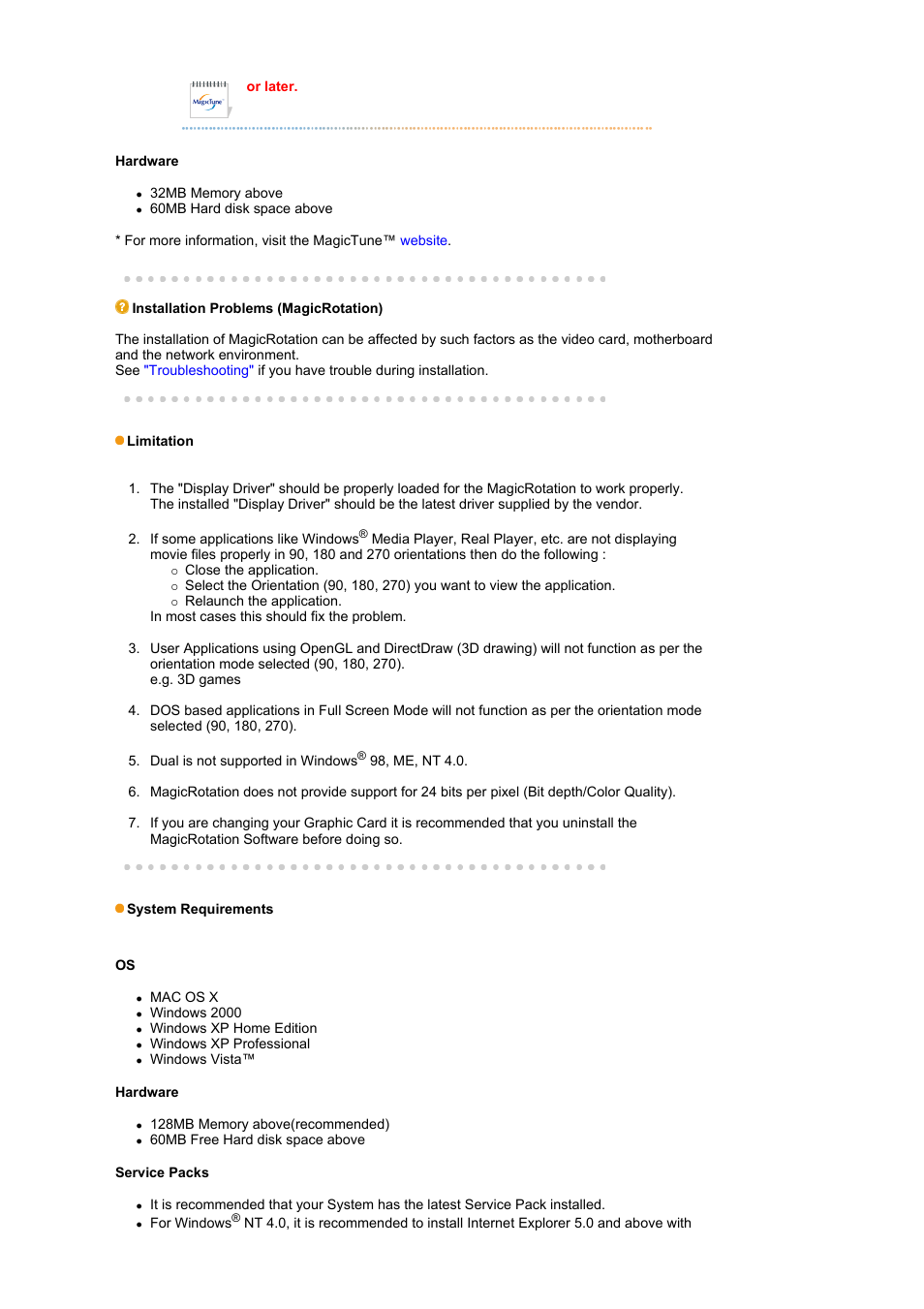 Samsung LS19MBPXFV-XAA User Manual | Page 26 / 56