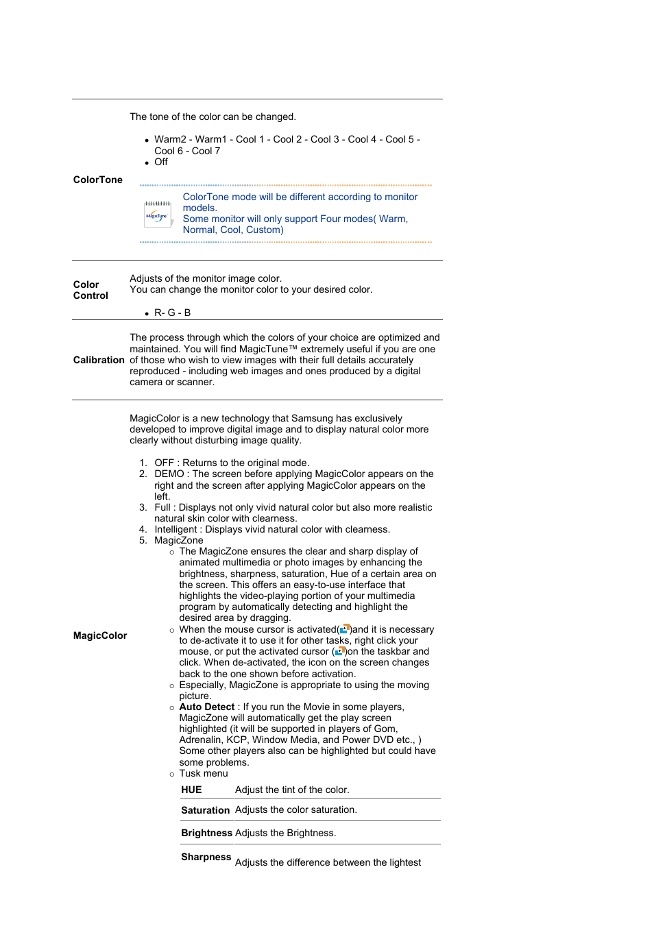 Samsung LS19MBPXFV-XAA User Manual | Page 30 / 56