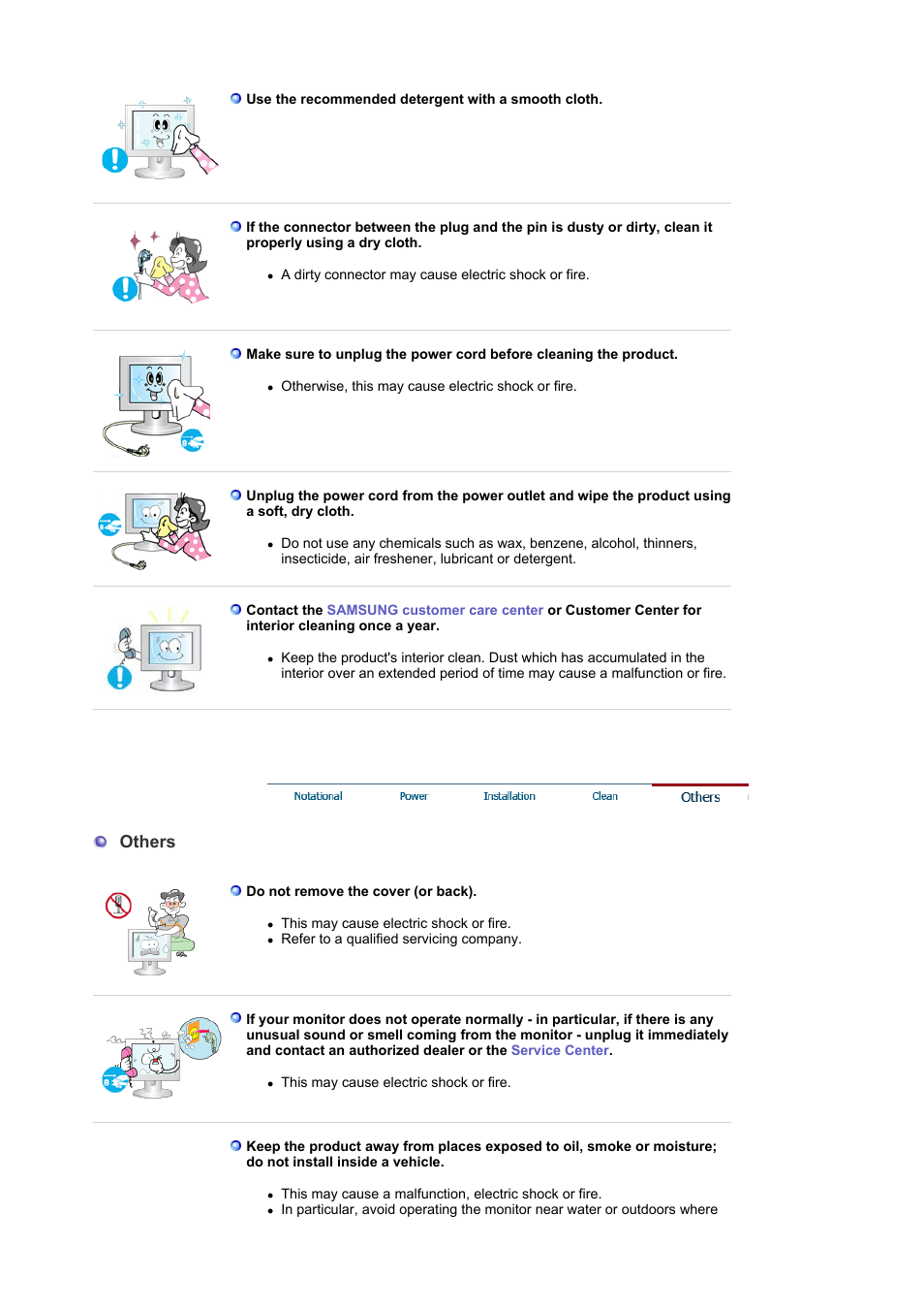 Others | Samsung LS19MBPXFV-XAA User Manual | Page 6 / 56