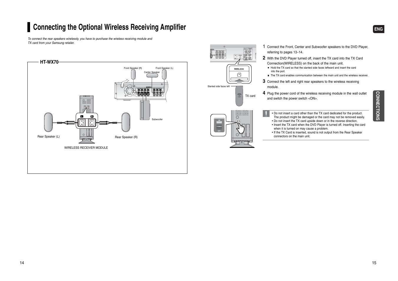 Samsung HT-WX70T-XAA User Manual | Page 8 / 37