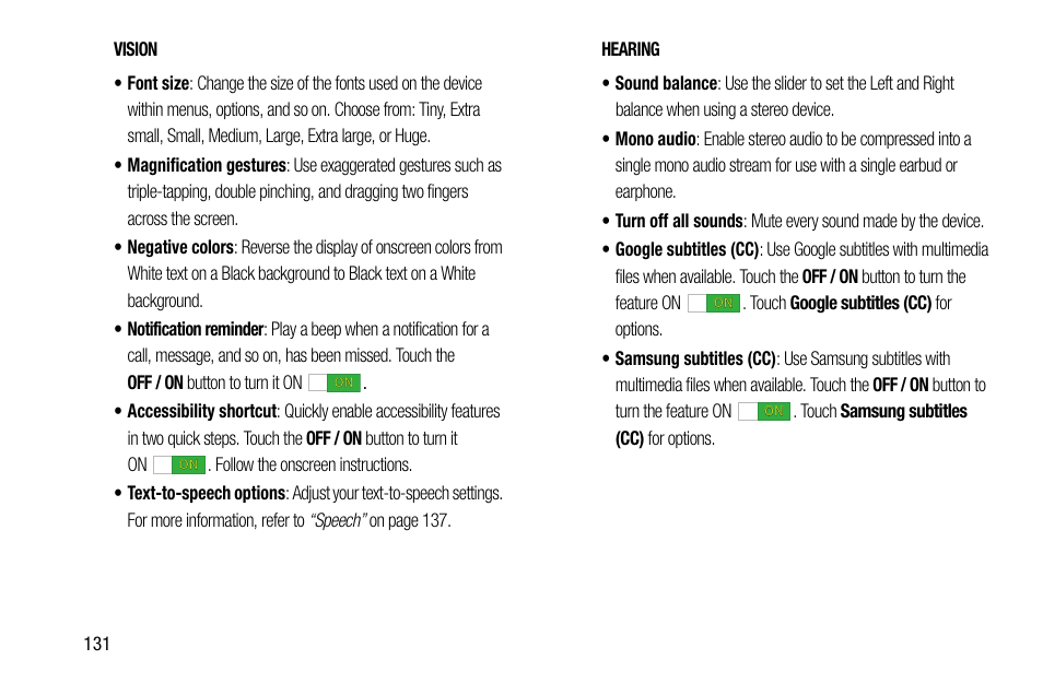 Samsung SM-T537AYKAATT User Manual | Page 136 / 167