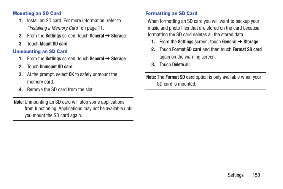 Samsung SM-T537AYKAATT User Manual | Page 155 / 167