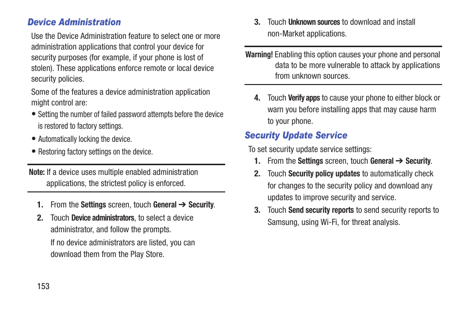 Samsung SM-T537AYKAATT User Manual | Page 158 / 167