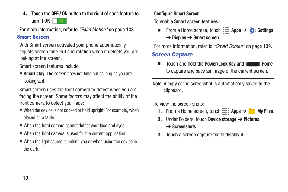Samsung SM-T537AYKAATT User Manual | Page 24 / 167
