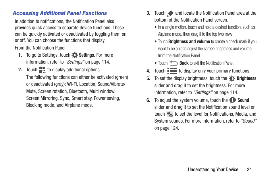 Samsung SM-T537AYKAATT User Manual | Page 29 / 167