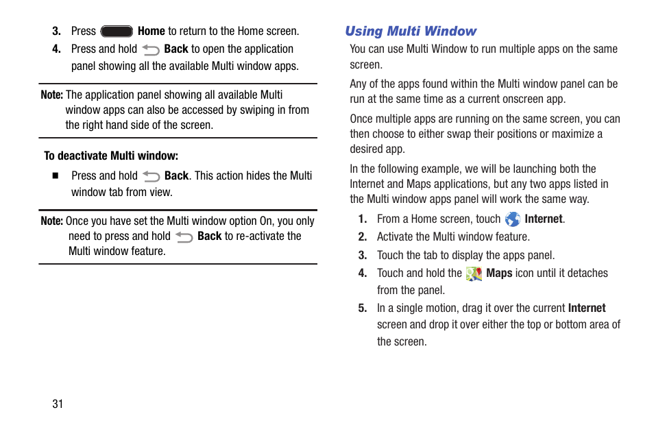 Samsung SM-T537AYKAATT User Manual | Page 36 / 167