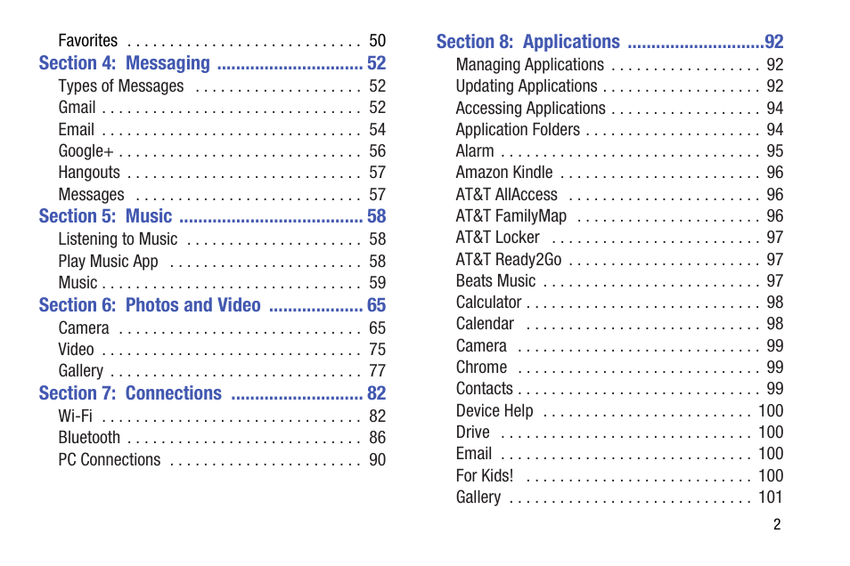 Samsung SM-T537AYKAATT User Manual | Page 7 / 167