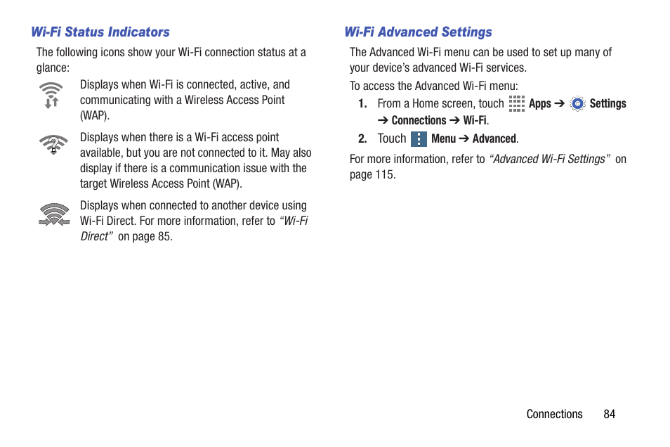 Samsung SM-T537AYKAATT User Manual | Page 89 / 167