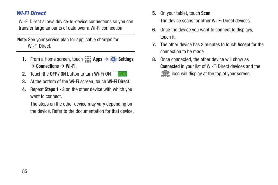 Samsung SM-T537AYKAATT User Manual | Page 90 / 167