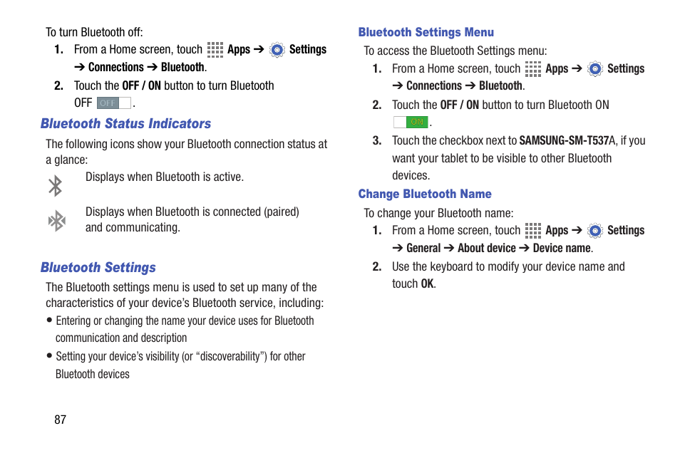 Samsung SM-T537AYKAATT User Manual | Page 92 / 167