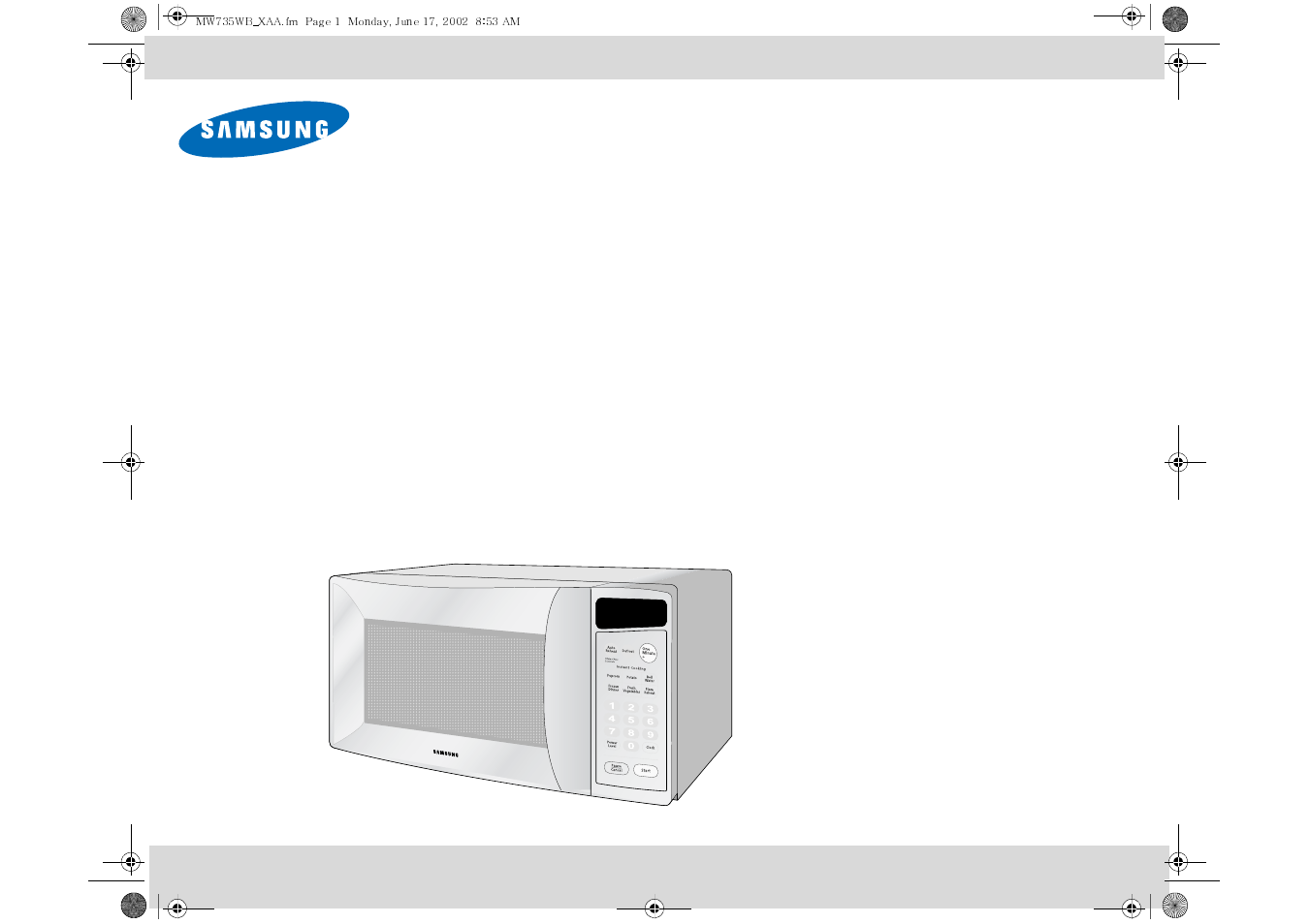 Samsung MW735WB-XAA User Manual | 24 pages