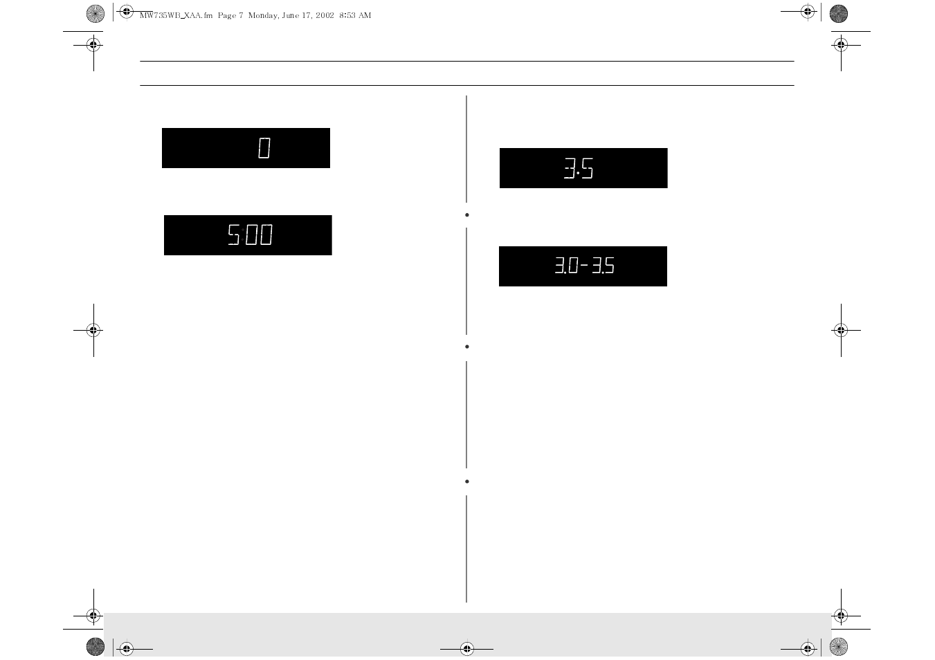 Operation, Setting the clock, Using the pause/cancel button | Using the instant cook buttons | Samsung MW735WB-XAA User Manual | Page 7 / 24