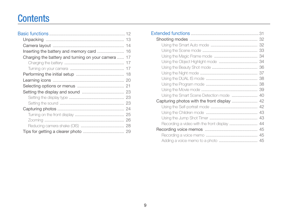 Samsung EC-PL170ZBPBUS User Manual | Page 10 / 127