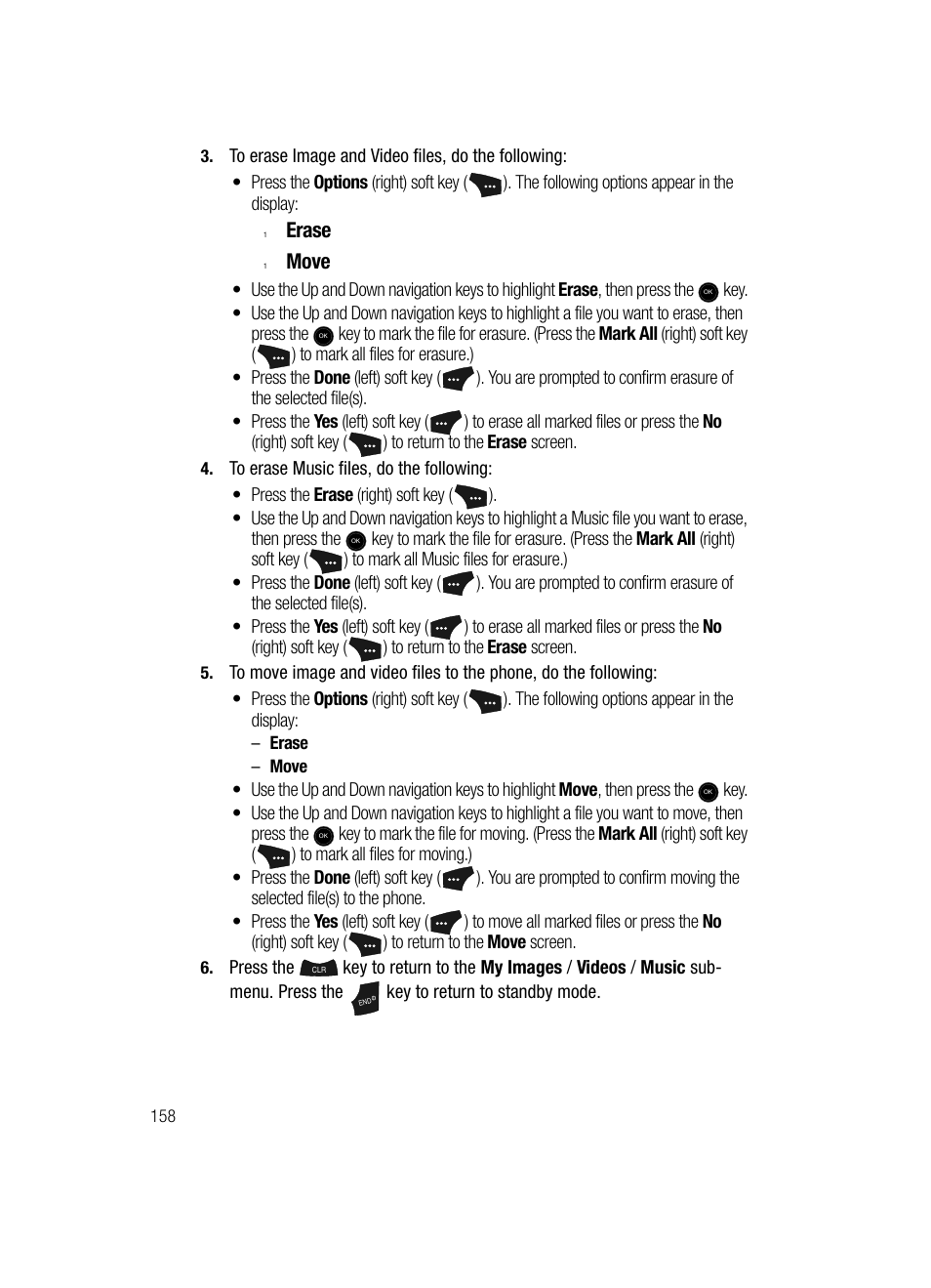 Erase, Move | Samsung SCH-U520ZNAUSC User Manual | Page 158 / 192