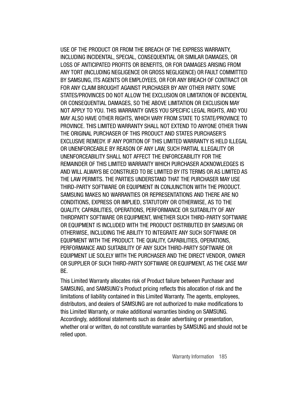 Samsung SCH-U520ZNAUSC User Manual | Page 185 / 192