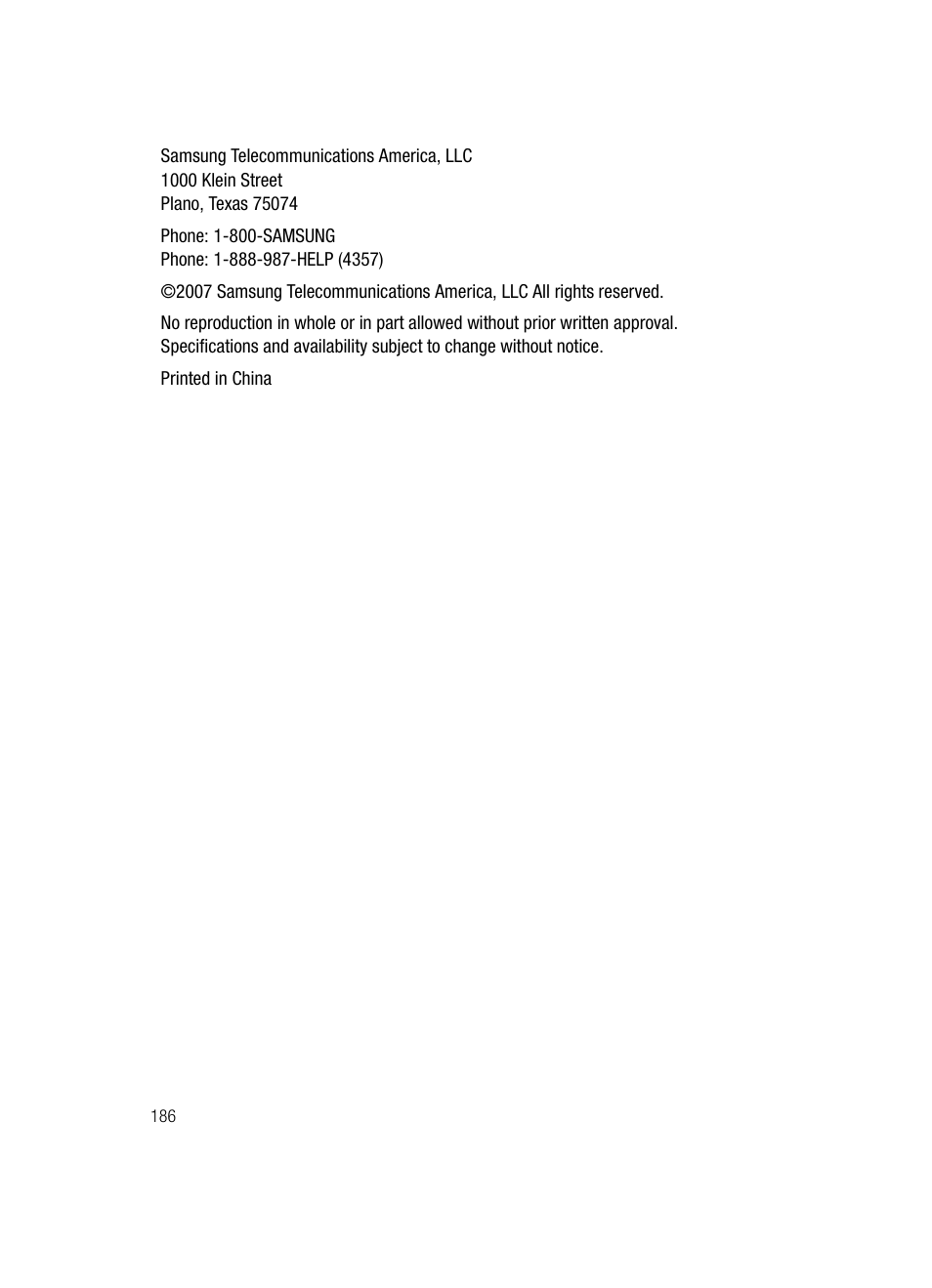 Samsung SCH-U520ZNAUSC User Manual | Page 186 / 192