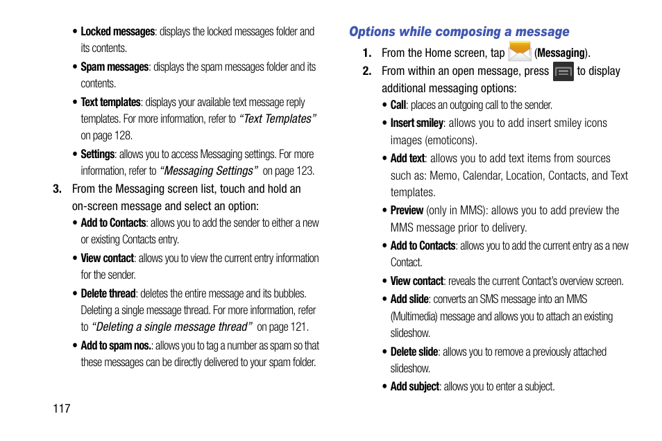 Samsung SGH-T599DAATMB User Manual | Page 122 / 340