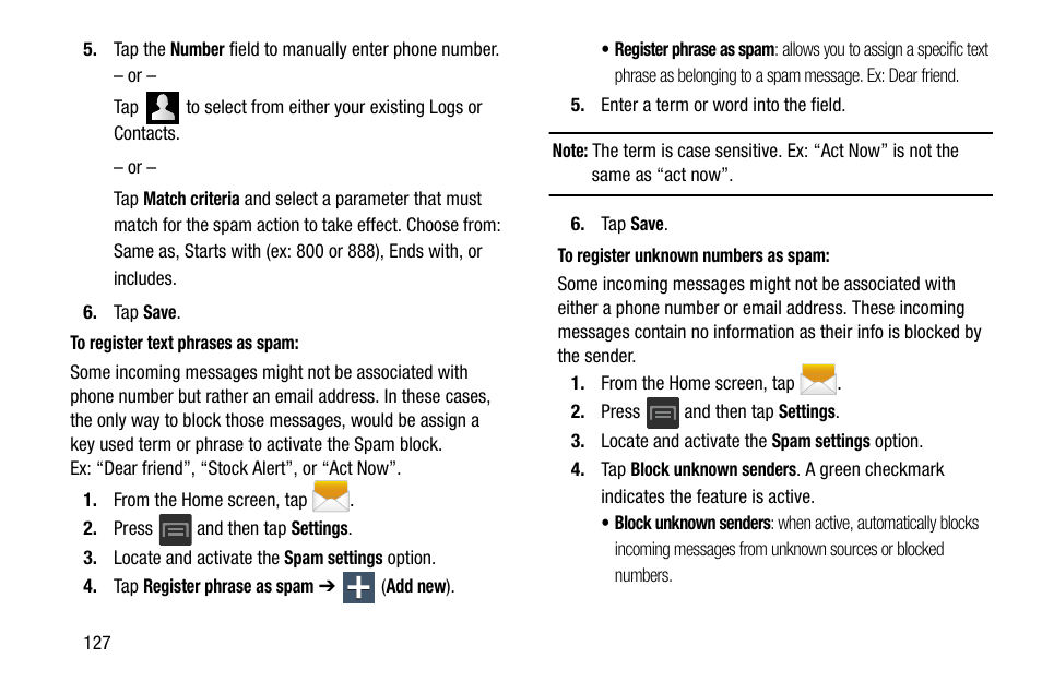 Samsung SGH-T599DAATMB User Manual | Page 132 / 340