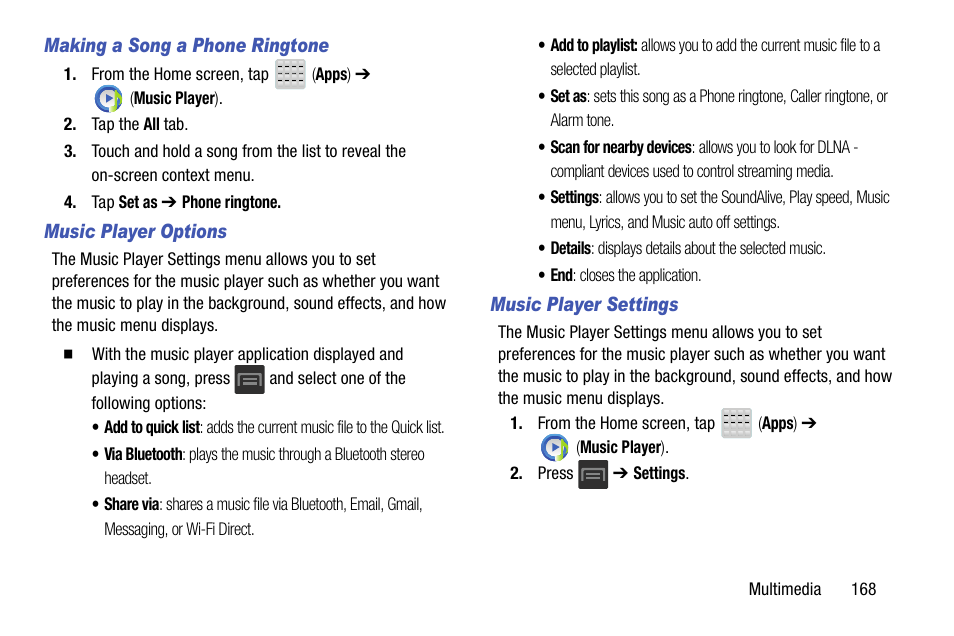 Samsung SGH-T599DAATMB User Manual | Page 173 / 340